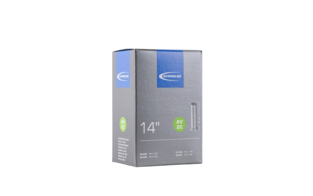 Velosipēda kamera - Schwalbe 14 x 1.25 - 1.50 Auto 40 mm 2C
