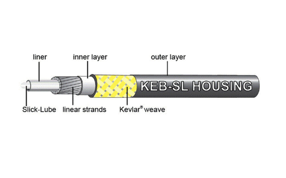 Pidurikott - Jagwire Compresionless KEB - Slick Lube - Image 2