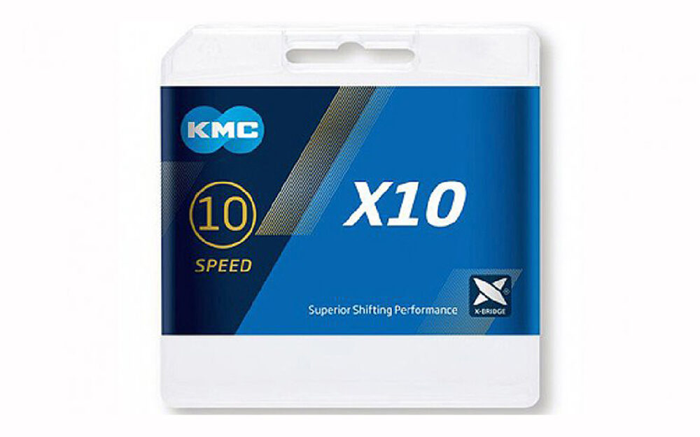 Ķēde - KMC X10 Silver Black