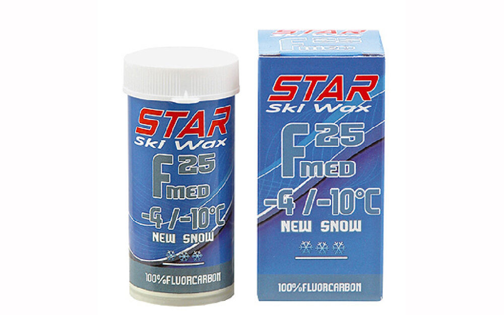 Slīdamības uzlabošanas līdzeklis - Star Ski Wax F25 Med