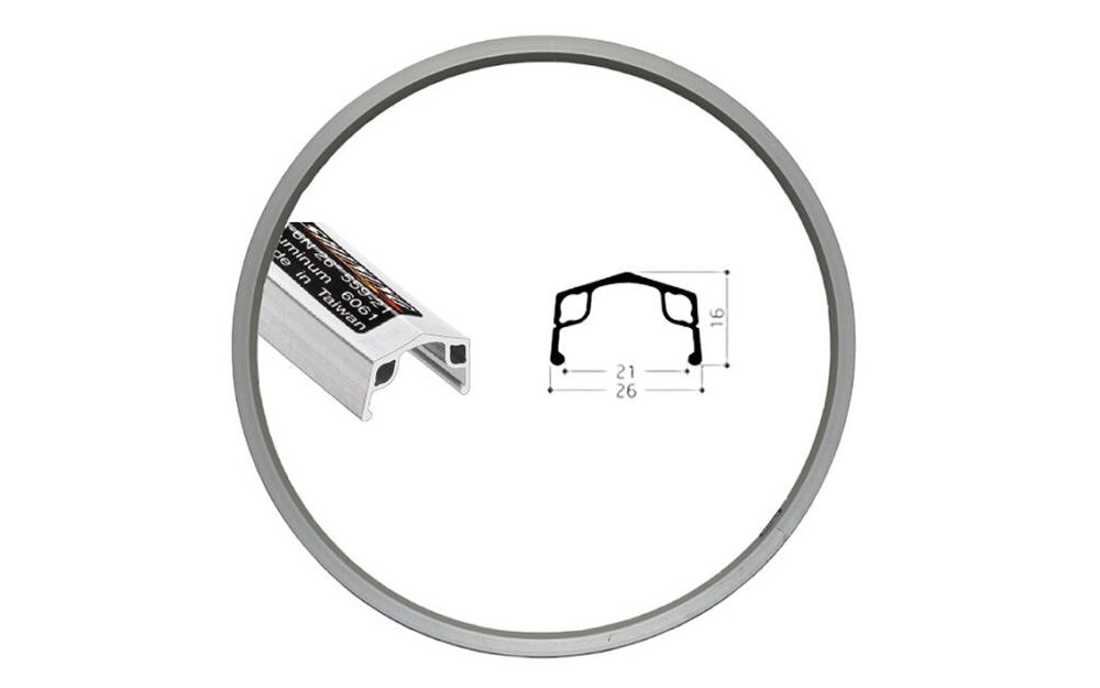 Priekšējais ritenis 24" - Shining A-6N Nut - Image 3