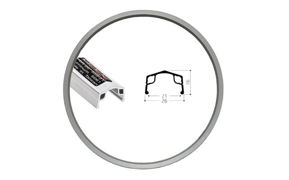 Колесо заднее 24" - Shining A-6N Nut MF — изображение 3