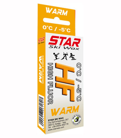 Slīdamības vasks slēpēm - Star Ski Wax HF Warm