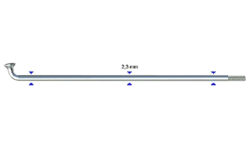 Spieķi - Sapim Leader J-Bend 2.3 x 262 mm