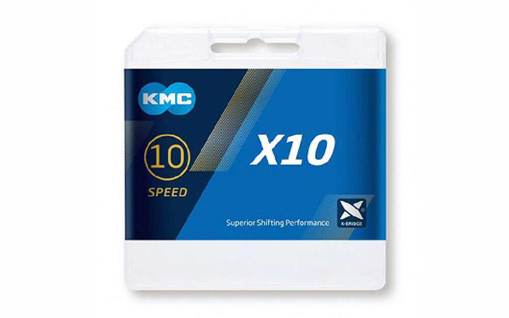 Ķēde - KMC X10 Silver Black