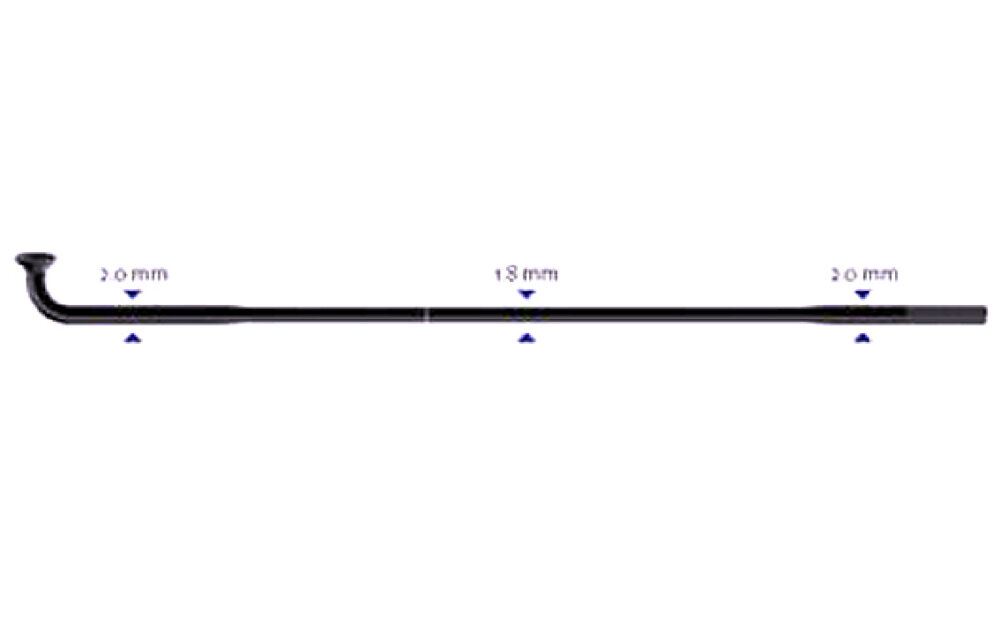 Spieķi - Sapim Race J-Bend 2-1.8-2 x 272 mm