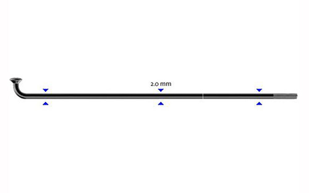 Spieķi  2 x 274 mm - Sapim Leader J-Bend 2 x 274 mm