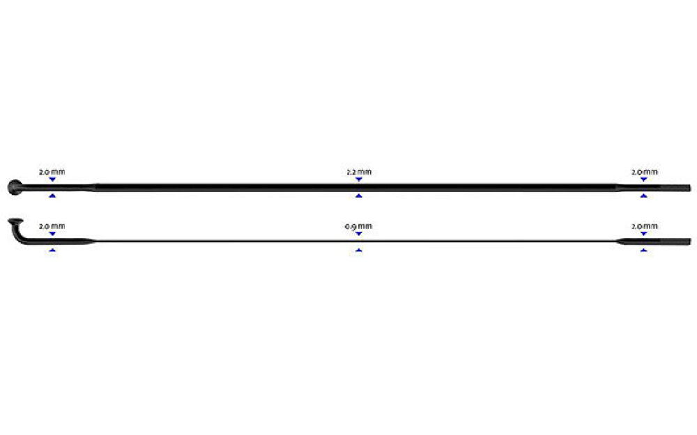 Spieķi - Sapim CX-Ray J-Bend 2-2.3-0.9-2 x 276 mm