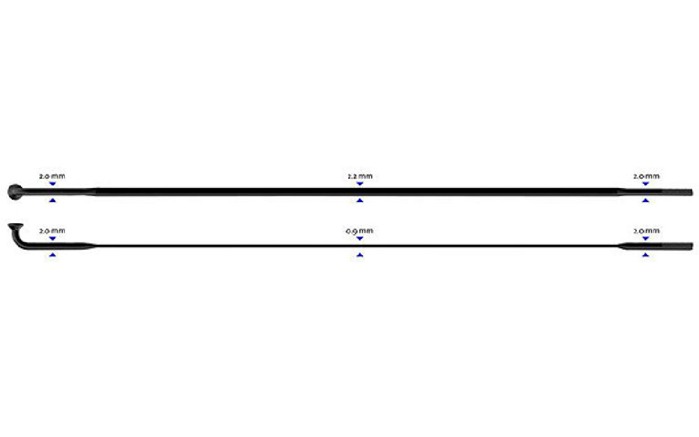 Spieķi - Sapim CX-Ray J-Bend  2-2.3-0.9-2 x 278 mm