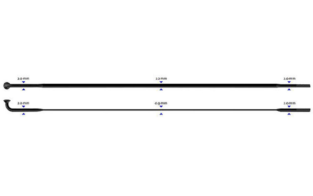 Spieķi - Sapim CX-Ray J-Bend 2-2.3-0.9-2 x 286 mm