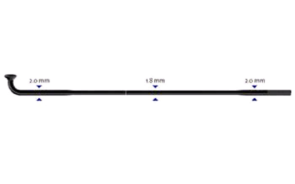 Spieķi - Sapim Race J-Bend 2-1.8-2 x 290 mm