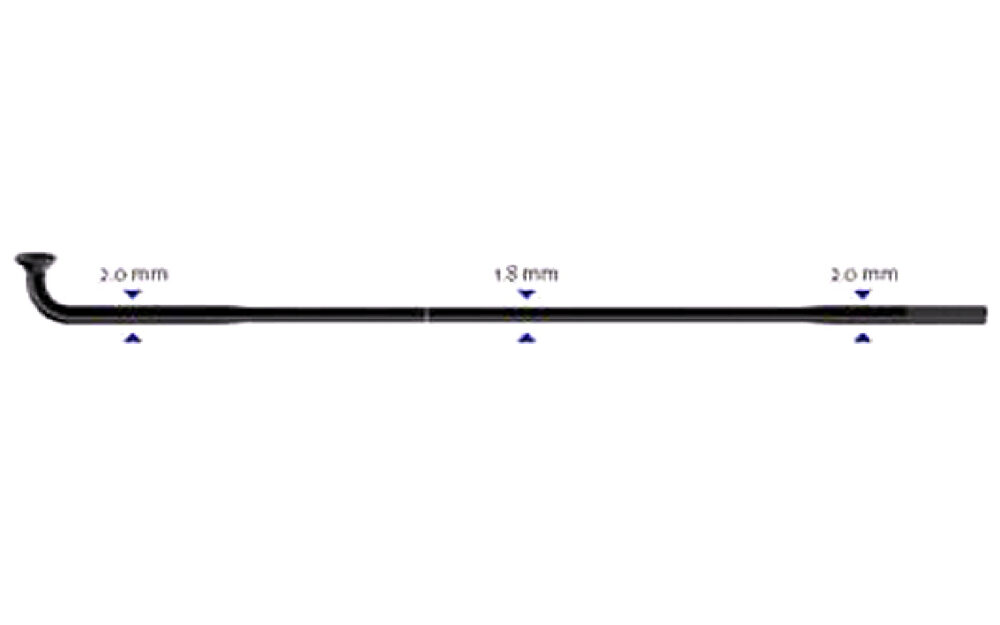 Spieķi - Sapim Race J-Bend 2-1.8-2 x 292 mm