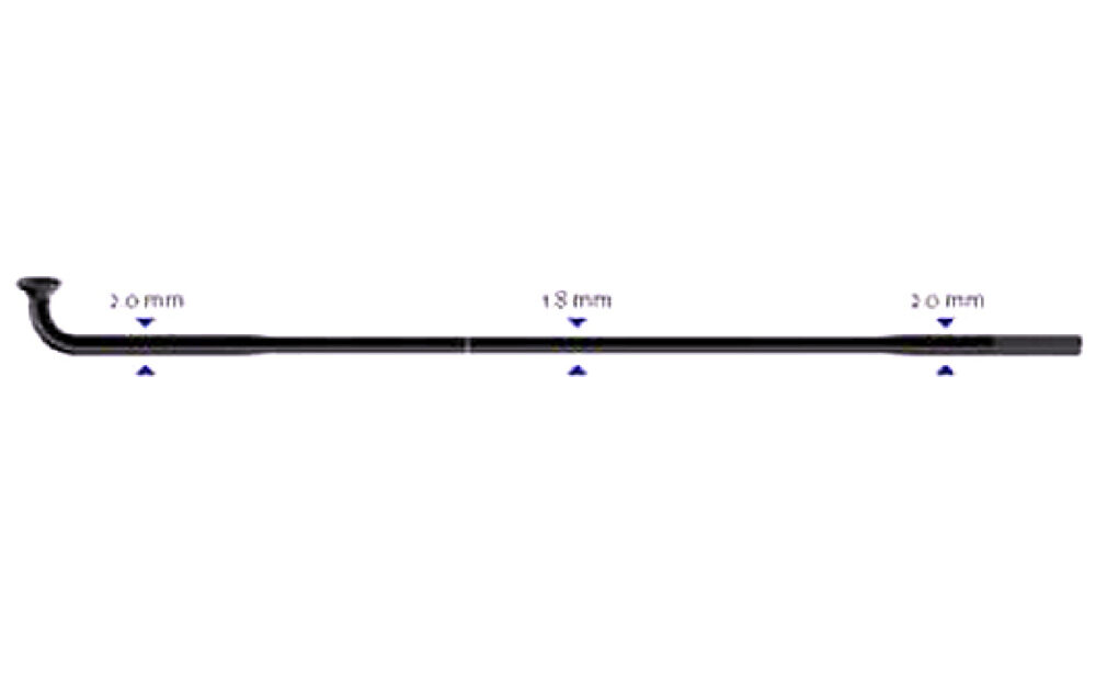 Spieķi - Sapim Race J-Bend 2-1.8-2 x 294 mm