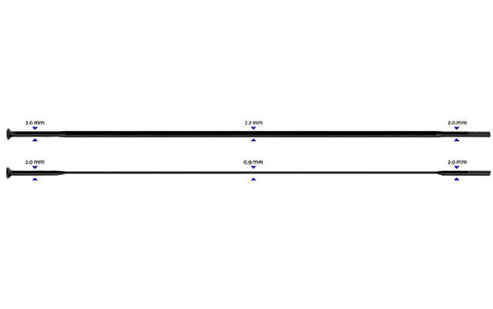Spieķi - Sapim CX-Ray Straight  2-2.3-0.9-2 x 294 mm