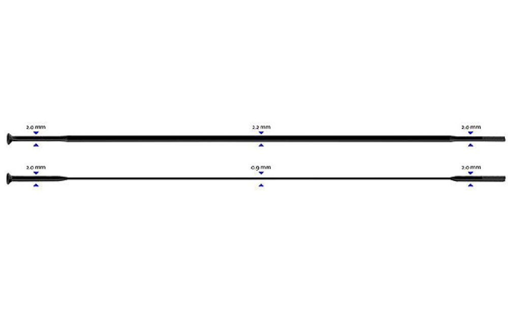 Spieķi - Sapim CX-Ray Straight 2-2.3-0.9-2.0 x 296 mm