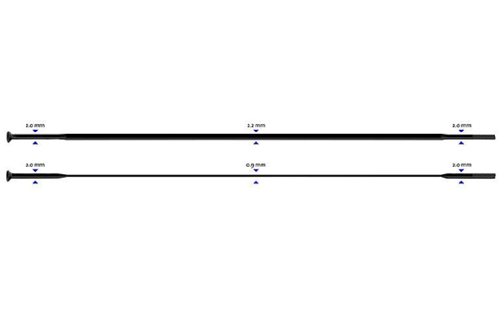 Spieķi - Sapim CX-Ray Straight 2-2.3-0.9-2.0 x 298 mm