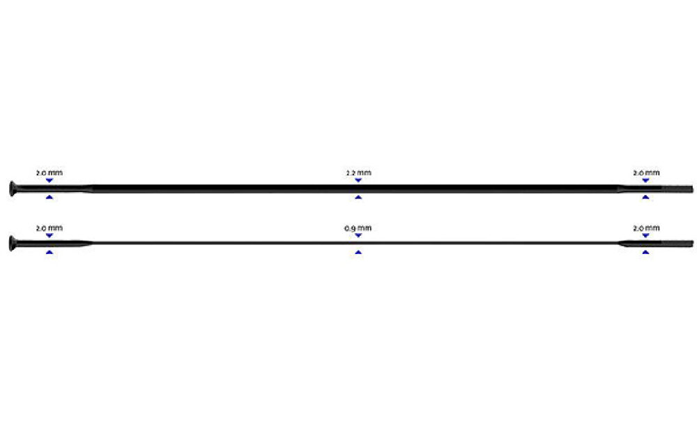 Spieķi - Sapim CX-Ray Straight 2-2.3-0.9-2.0 x 304 mm
