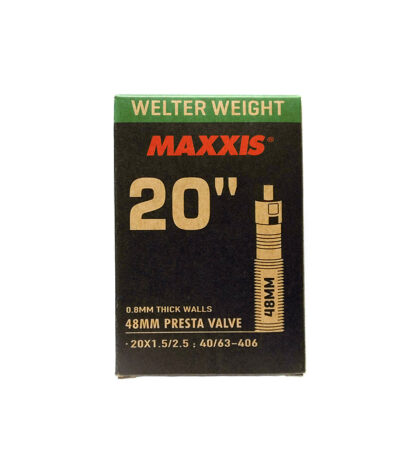 Velosipēda kamera - Maxxis 20 x 1.75/2.50 Presta 48 mm