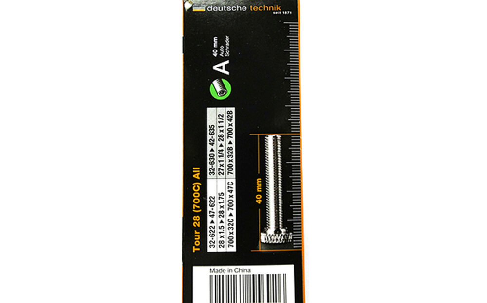 Велосипедная камера - Continental 700 x 32/47, Schrader 40 mm — изображение 3