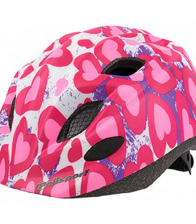 Velosipēdista ķivere - Polisport Premium Glitter Heart