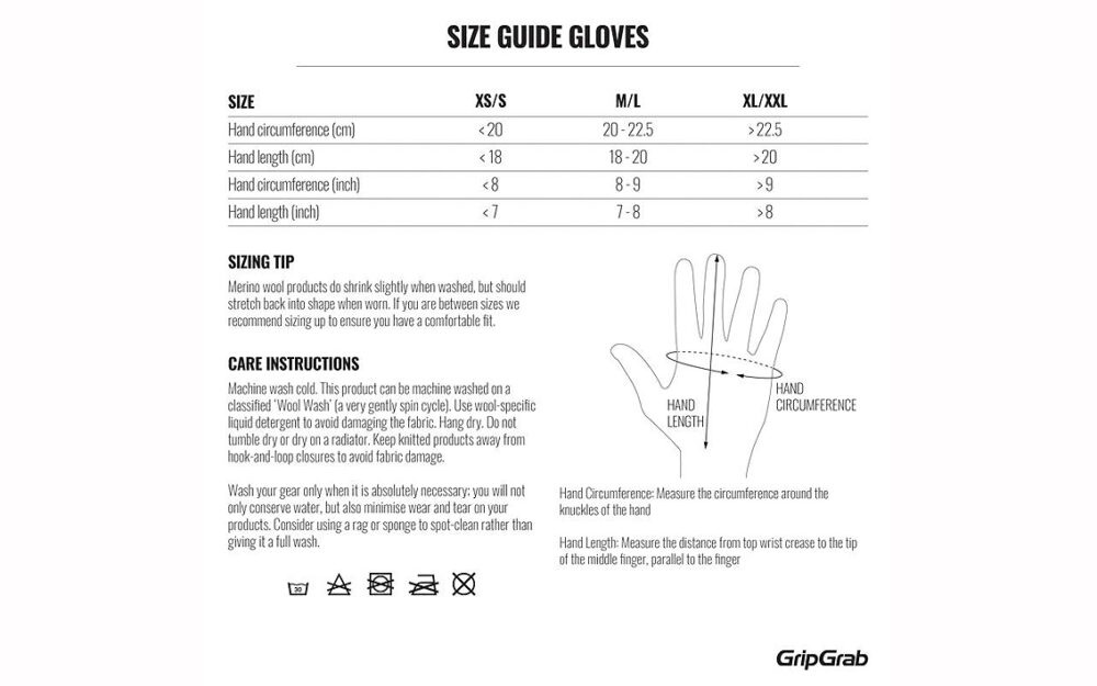 GripGrab winter cycling gloves - GripGrab Merino Liner M/L - Image 5