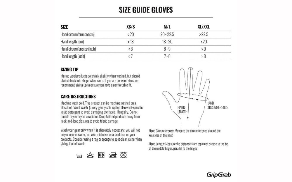 GripGrab winter cycling gloves - GripGrab Merino Liner XL/XXL - Image 5