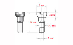 Nipple - Sapim 14G Polyax  Alu Black - Image 2