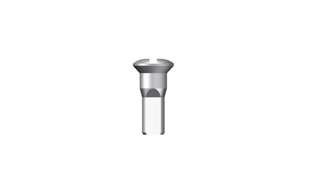 Spieķu galviņas - Sapim 13G Round Head Brass Silver