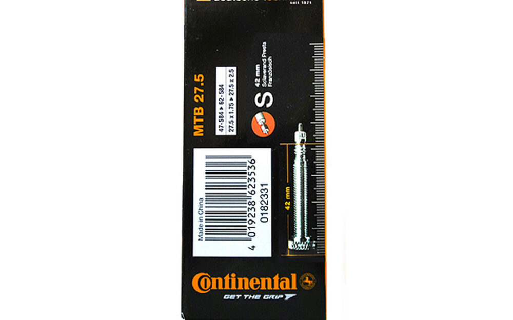 Bicycle tube - Continental 27.5 x 1.75/2.50, Presta 42 mm - Image 3