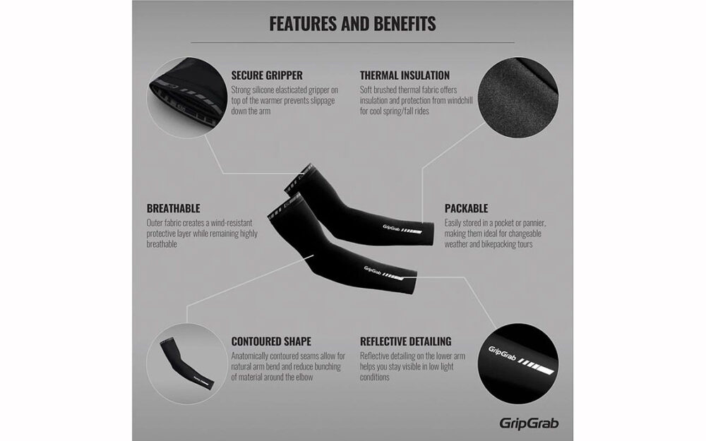 GripGrab arm warmers - GripGrab Classic Thermal L - Image 2