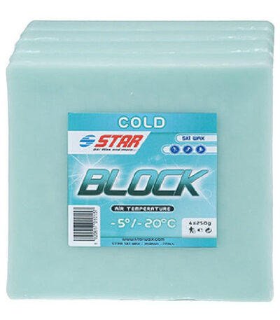 Universāls vasks kalnu slēpēm - Star Ski Wax Block minus