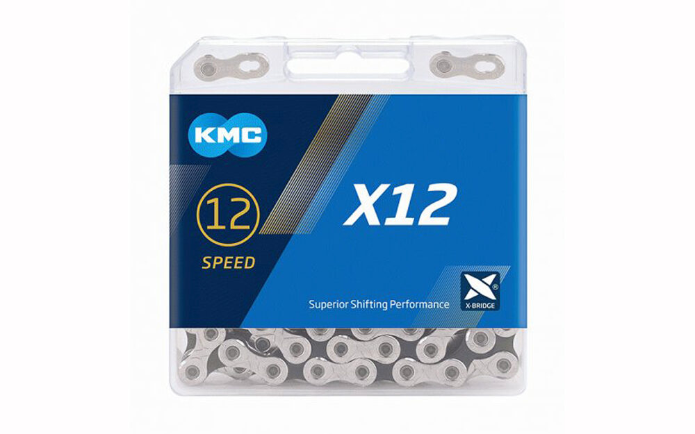 Ķēde - KMC X12 Silver black
