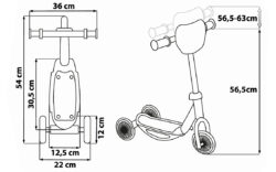 3 wheels scooter - Seven Mickey - Image 3