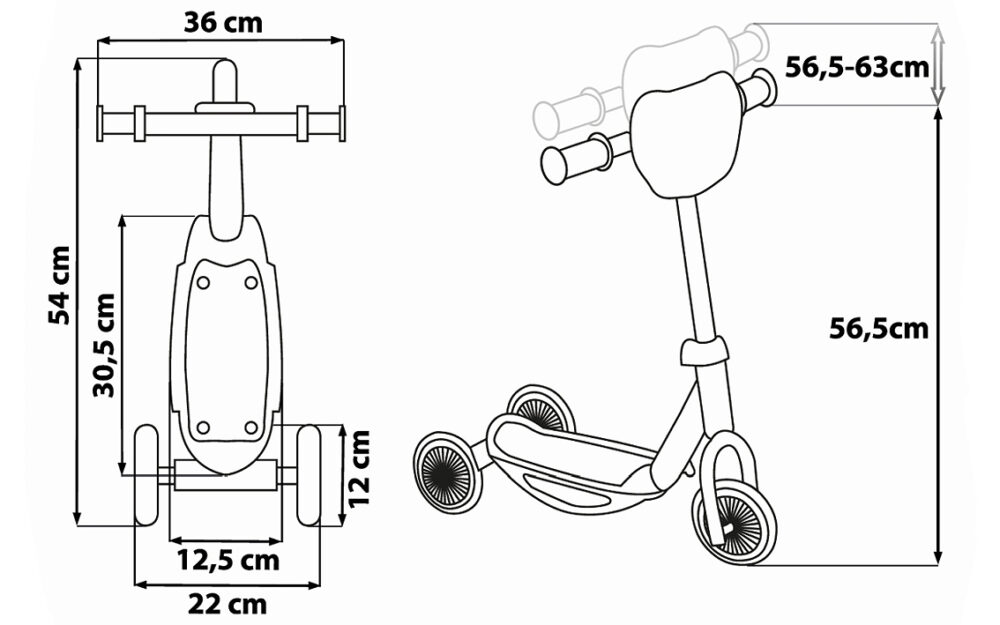 3 wheels scooter - Seven Minnie - Image 3