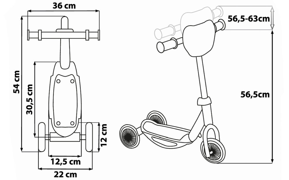 3 wheels scooter - Seven Spidey - Image 3