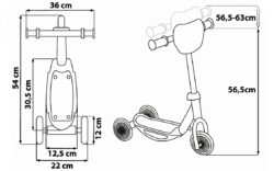 3 wheels scooter - Seven Spidey - Image 3
