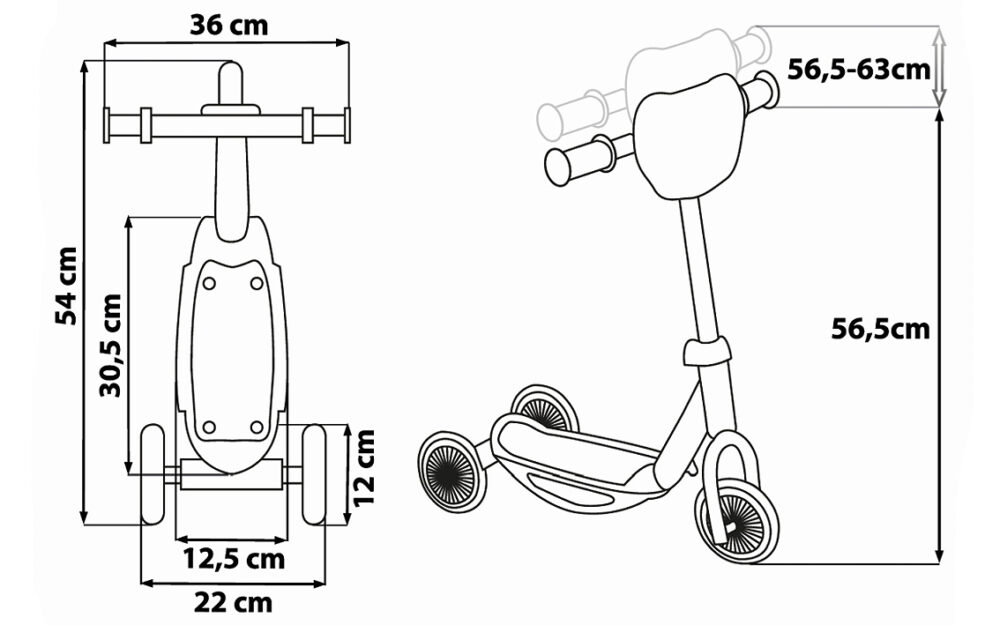 3 wheels scooter - Seven Princess - Image 3