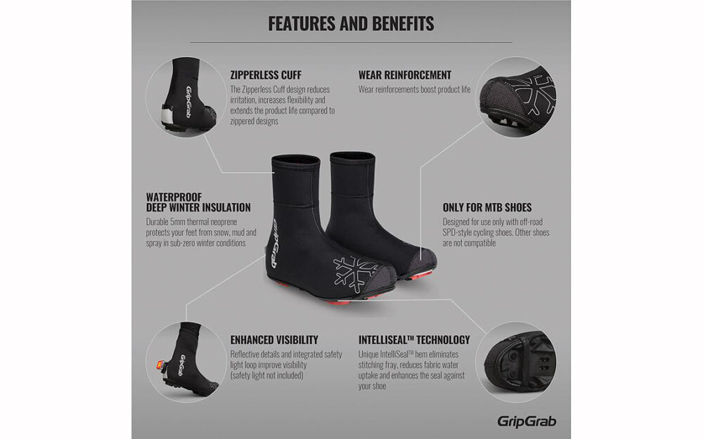 GripGrabi kingakate - GripGrab Arctic X Waterproof Deep Winter MTB/CX XL 44-45 - Image 2