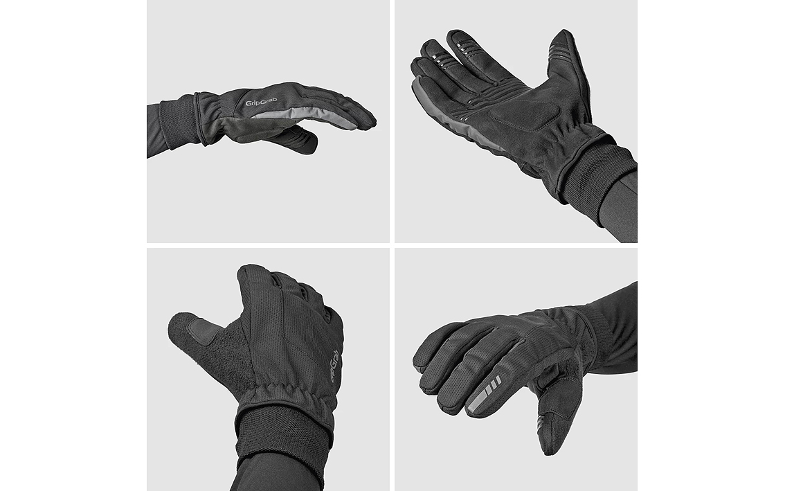 5123A-1 GripGrab ziemas cimdi - GripGrab Windster 2 Windproof Winter Black XL - Image 2