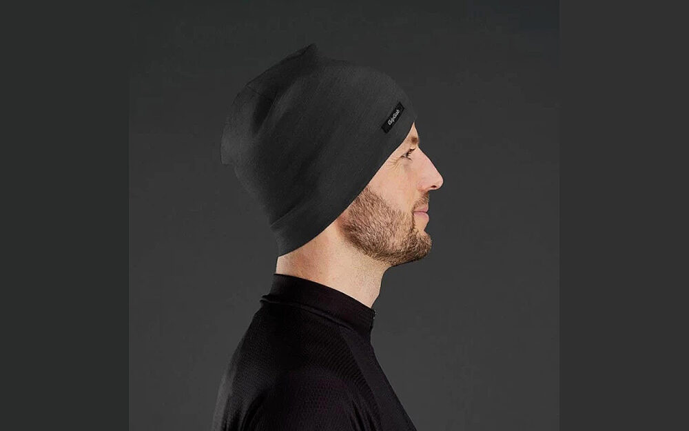 GripGrab Cap - GripGrab Merino Polyfibre Lightweight Beanie Black L - Image 2
