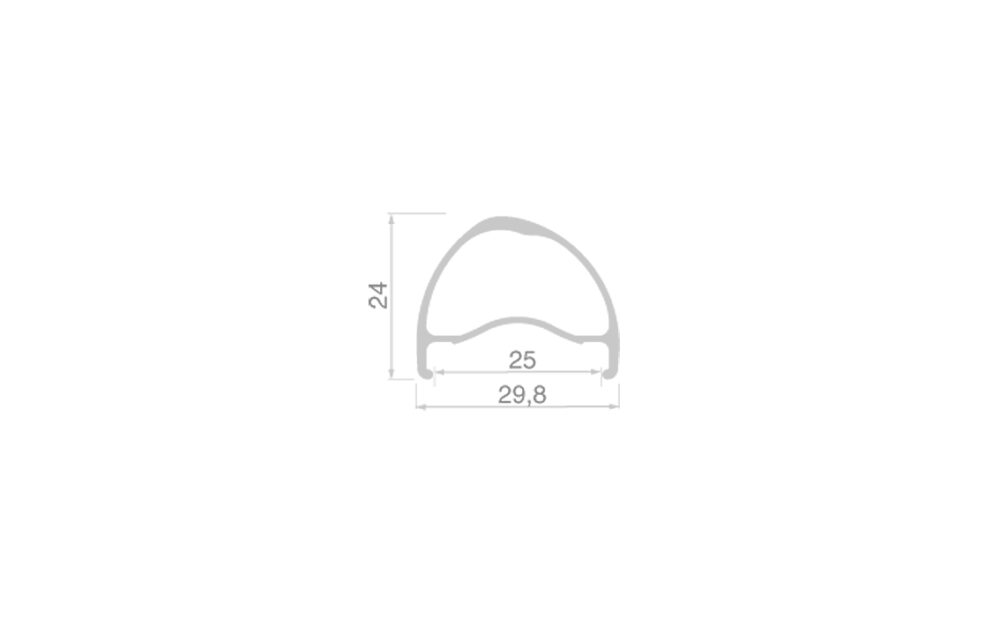 Esiratas 700C - BlackJack SL 25 ASY 12x100 Center Lock SB - Image 2