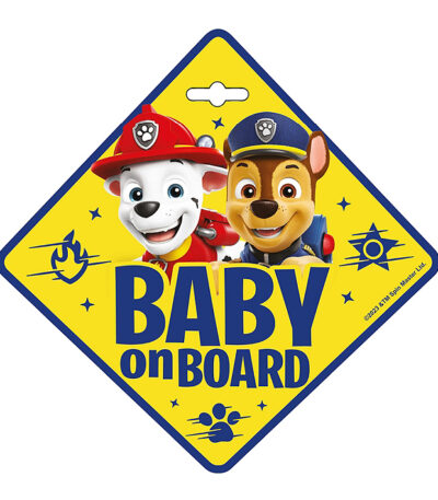 Zīme Baby on board - Seven Paw Patrol Boys