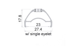Wheel rear 29" - BlackJack Ready23 12x142 6-Bolt SB FH - Image 2