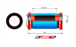 Ketiratta võll - FSA MegaEVO 392 MTB - Image 2