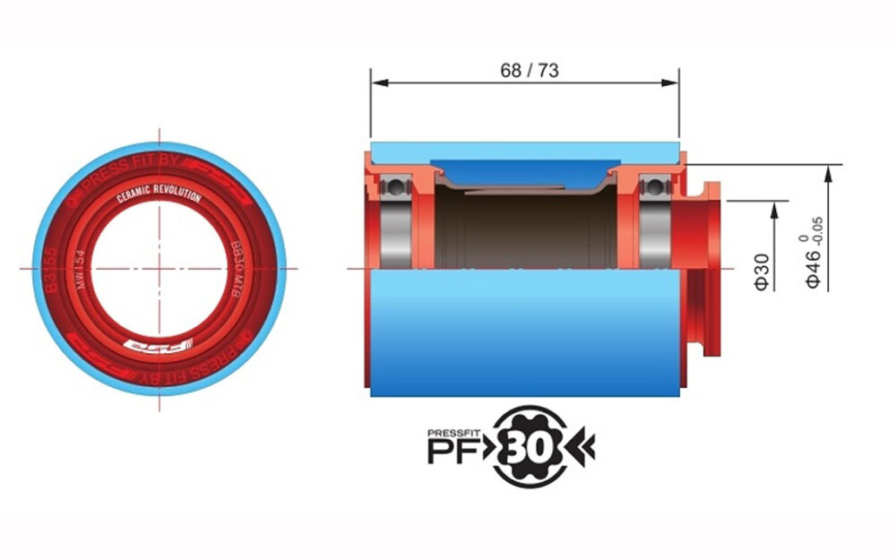 Bottom bracket - FSA PF30 MTB - Image 2
