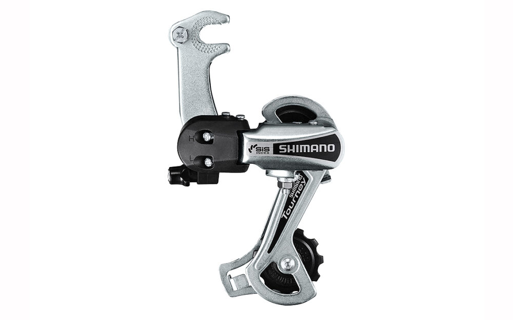 Aizmugurējais pārslēdzējs - Shimano RD-TY21-B Tourney Silver