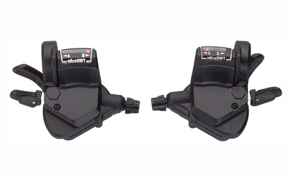 Pārslēdzēju rokturi - microSHIFT Mezzo TS39-28