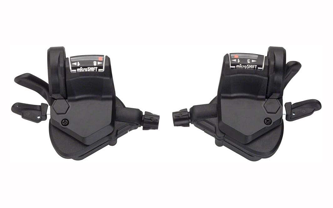 Pārslēdzēju rokturi - microSHIFT Mezzo TS39-28 Pārslēdzēju rokturi - microSHIFT Mezzo TS39-28