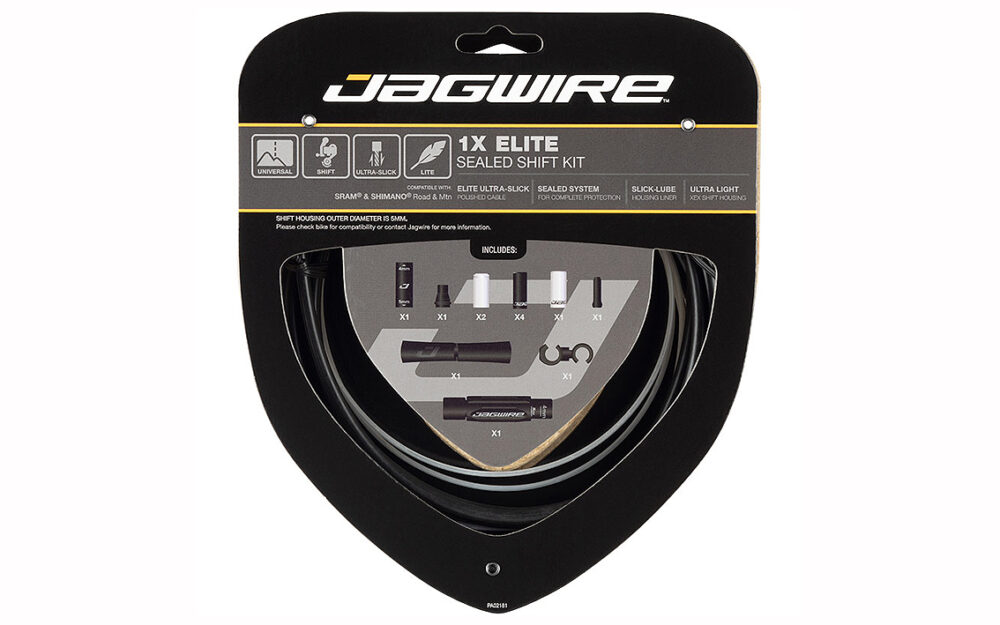Pārnesumu kabeļu komplekts - Jagwire 1X Elite Sealed Stealth Black