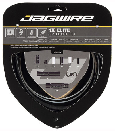 Pārnesumu kabeļu komplekts - Jagwire 1X Elite Sealed Stealth Black